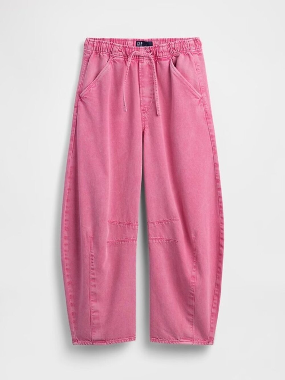 GAP Pink Mid Rise Soft Denim Horseshoe Jeans
